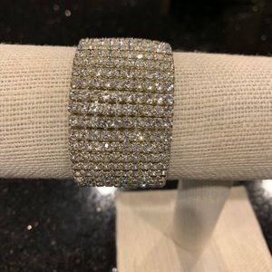 10 row stretch Swarovski crystal bracelet